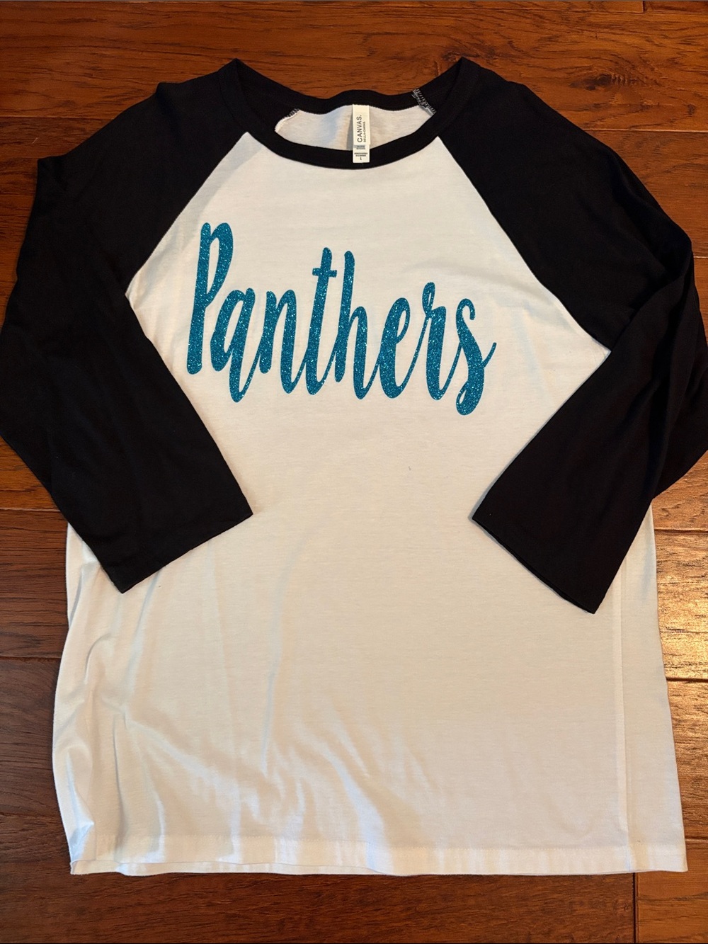 Bella Canvas White Tee with Black Trim